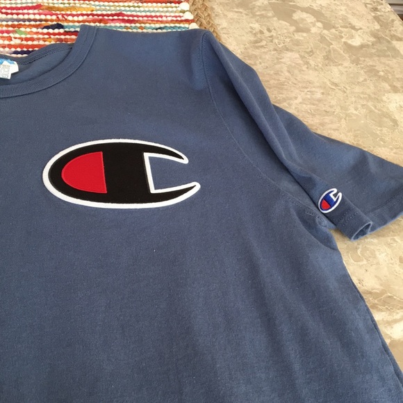 Large Champion Logo Short Sleeve - Picture 2 of 3